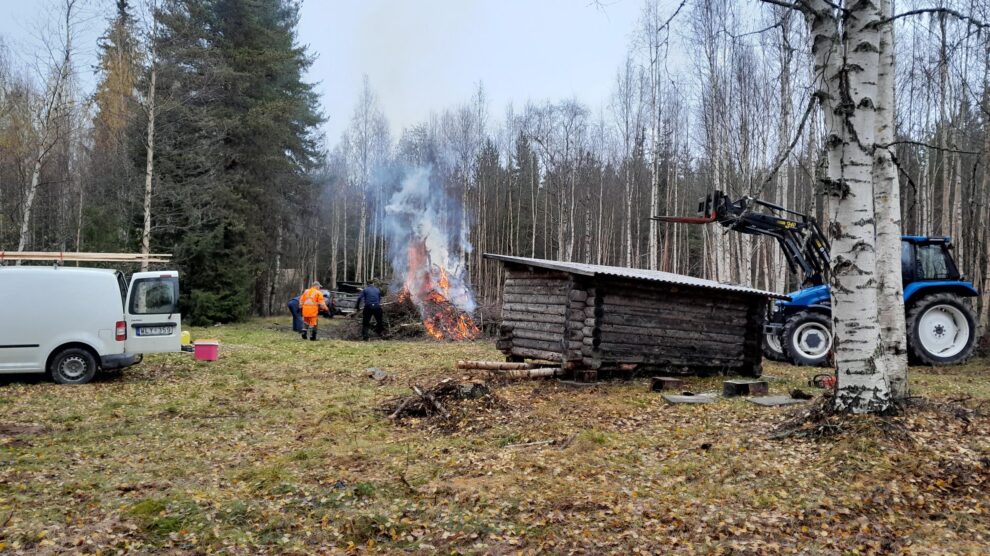 Upprustning av rastplats
